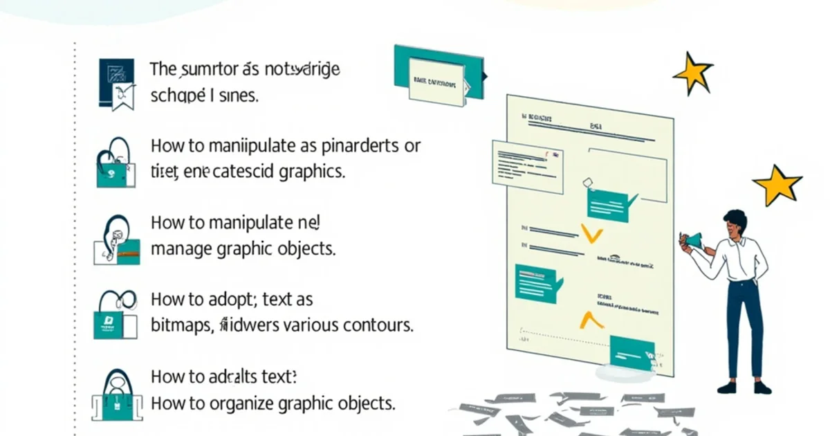 CorelDRAW - Textos y Organización de Objetos